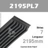 Courroie Poly-V 2195PL7