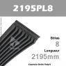 Courroie Poly-V 2195PL8