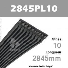 Courroie Poly-V 2845PL10 - Continental